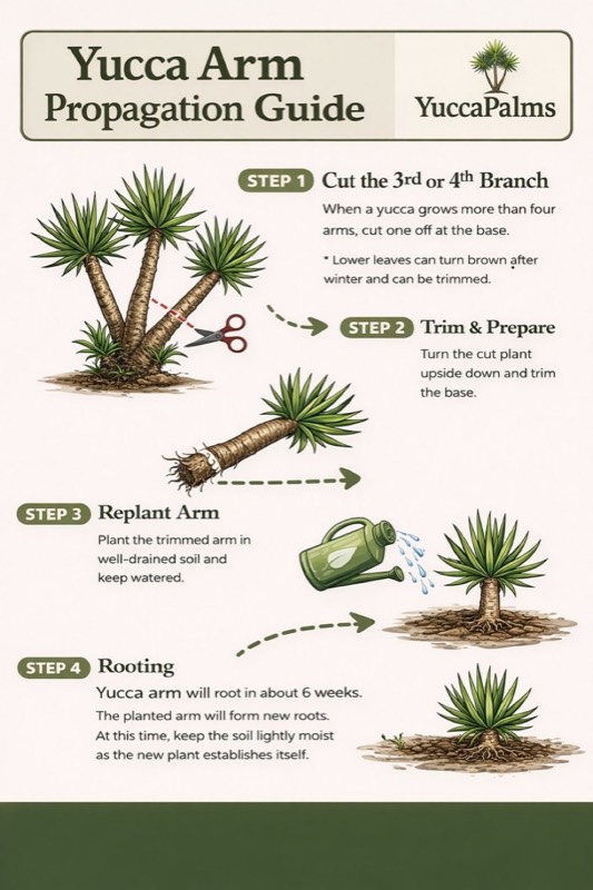 Yucca palms grown in Franklinville, NJ